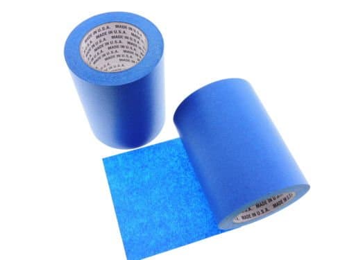 2 Rolls 6" inch WIDE 3D Printing Made In USA PRO Grade Blue Painters Tape Masking Clean Release Easy Removal NO RESIDUE (144MM x 55M 5.7 inch). 3D Printer bed grip deck cover 3D Prints Removal 60 Yd