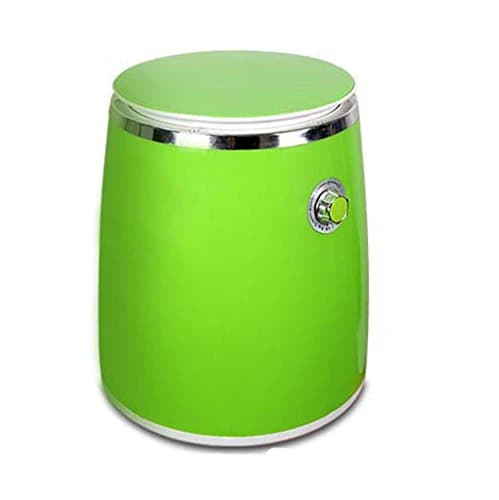DSHBB Mini Washing Machine,220V,260W,Portable Large Capacity Single Barrel Laundry Machine,Underwear Dedicated ,Smart Home,Specially For Singles, Student Familieshomeowners (Color : Green)