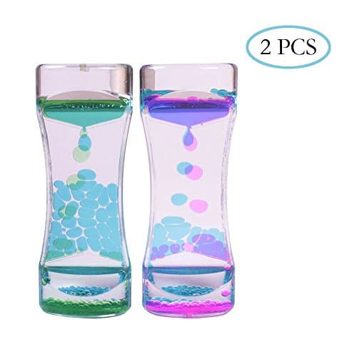 XHBoutique Liquid Motion Bubbler 2 Pack for for Sensory Play, Fidget Toy, Children Activity, Desk Top