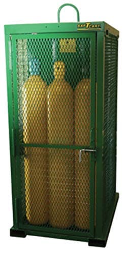 Saf-T-Cart 85" X 32" X 42" Steel Cylinder Cage (Holds Oxygen And Acetylene Cylinder)