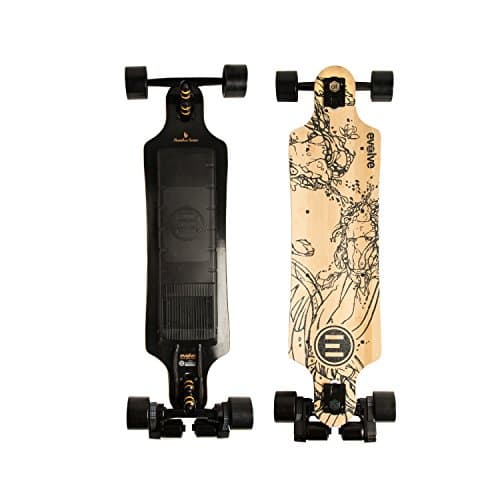 Evolve Skateboards – Bamboo GT Series Electric Skateboard (26 MPH Top Speed / 21 Mile Range) – Street, All-Terrain, 2in1 Models