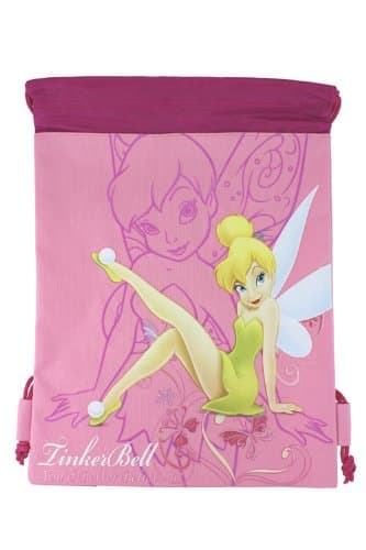 TinkerBell Draw String Backpack - Disney's Fairies DrawString Bag (Light Pink)