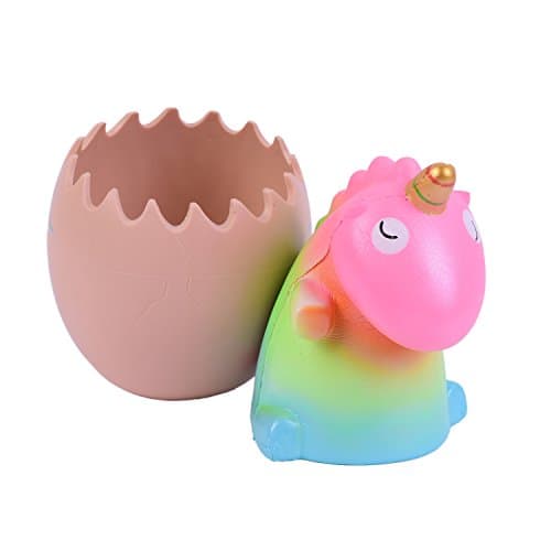 Sinofun 6" Dragon Pet Unicorn Squishies Kawaii Animal Soft Slow Rising Scented Stress Relief Decompression Squeeze Collection Toys for Kids Gift (green)