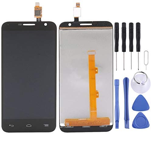 YANGJIE En Stock, Repuestos LCD Screen and Digitizer Full Assembly for Alcatel One Touch Idol 2 mini / 6016 / OT6016 / OT6016D / OT6016X(Black) (Color : Black)