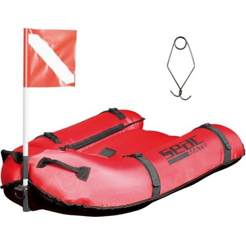 SEAC SeaMate Inflatable Spearfishing and Abalone Float with Kelp Clip
