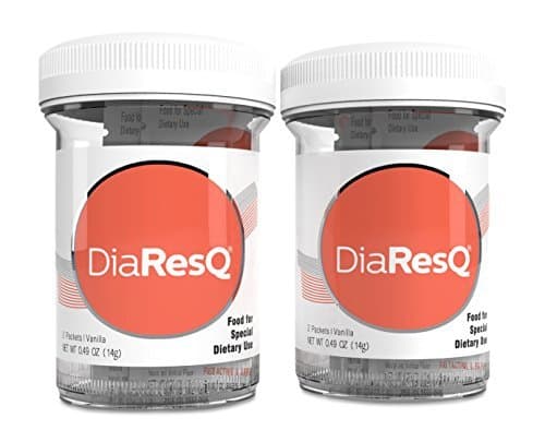 DiaResQ Diarrhea Relief for Adults, 2-Packet Cups, Vanilla, 2 Count by DiaResQ