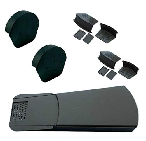 Easy Trim Black Universal Dry Fix Roof Edge Protecting Verge - 2 Gable System 50 Pack with Half Round Cap