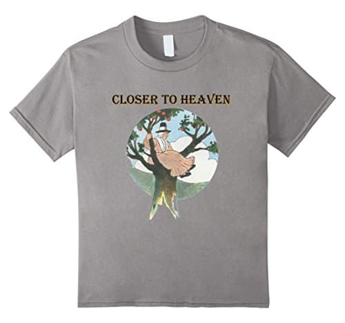 Kids Christian T-Shirt Closer to Heaven 10 Slate