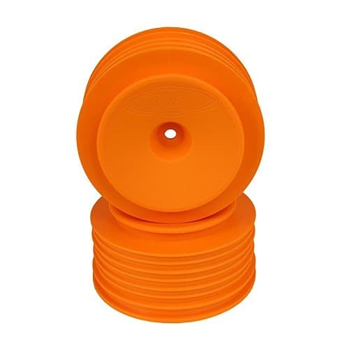 DE Racing PSCUO Speedline Plus SC Wheels for Kyosho Ultima SC6/Traxxas Rear/Slash 4x4, Orange