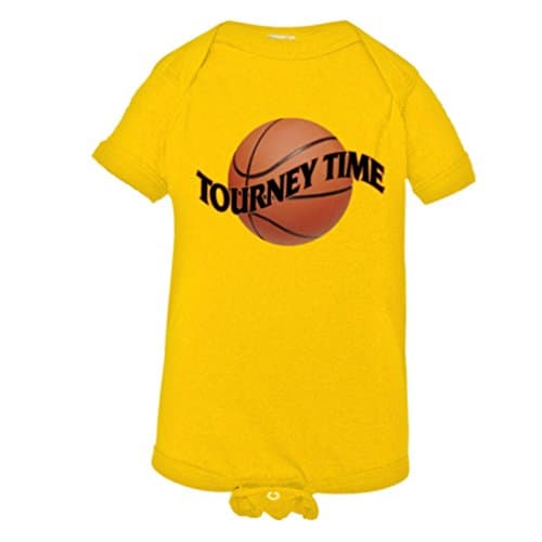 Baby Creeper Tourney Time March Madness One-Piece Jumpsuit - Soft-Style Garment