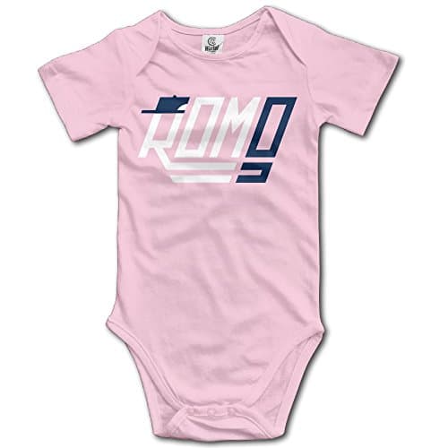 Pink Tony Romo Funny Toddler Short Sleeve Infant Baby's Baby Romper