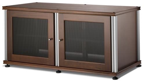 Salamander Synergy 221 Two-Shelved A/V Cabinet (Walnut/Silver)