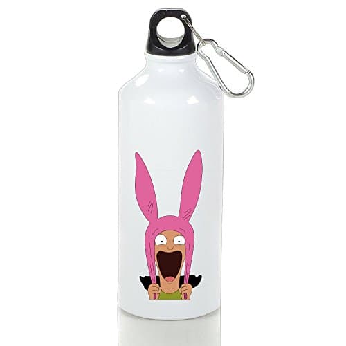 EVALY Bob's Burgers Stylish Climbing Kettle Cups White With Carabiner Hook,400-600ml /6.5OZ