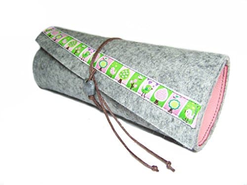 Eyeglass case Woven ribbon selection 1-14, wool felt, leather, Spectacles for distance glasses, reading glasses, bifocals, sunglasses