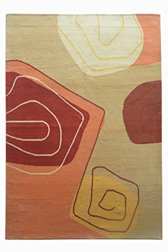 Merorug Nepalese Carpet Hand Knotted Nepali Carpet 9' X 12' Handmade 9 Feet by 12 Feet Area Rug Wool 100 Knot Gold Color Nepali Rug