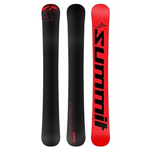Summit Carbon Pro 99cm Skiboards Snowblades + Snowboard Binding Adaptor Kit 2019