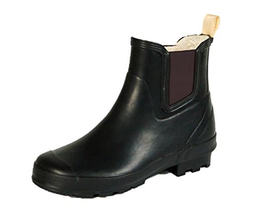 Spats Womens Spats Chelsea Boot - Plain Black USA 9 (Eu 40) Plain Black