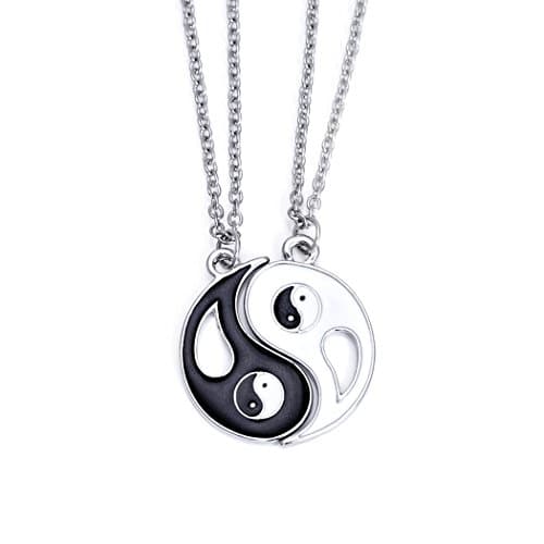 Men's Women's Alloy Yin Yang Tai Ji Pendant Necklace