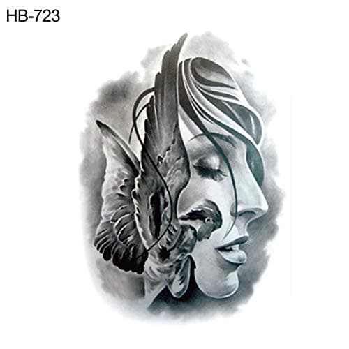 Cool Tiger Lion Dragon Arm Shoulder Waterproof Temporary Fake Tattoo Sticker - HB-723 qsbai