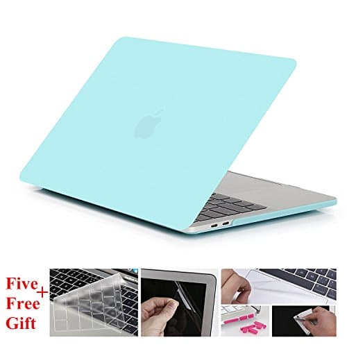 ilovo Ultra thin Pure Color Plastic Hard Sell Case Protective Cover For Apple Macbook Air with 5 Free Gift (MacBook Pro 13" (A1278), Color013)