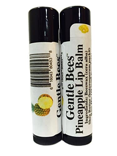 Gentle Bees Pineapple Lip Balm, 2 Pack