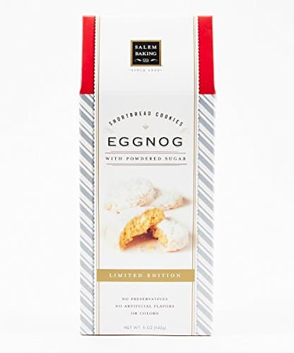 Salem Baking Company Eggnog Shortbread Cookies (Eggnog, 5Ounce)