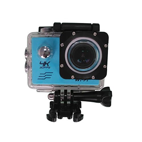 Canany Sport Action Camera 1080P 60fps 16MP WIFI 2.0inch Sports Video Camera Wireless Remote Control Portable Underwater Camera 1080P 4K(Blue)