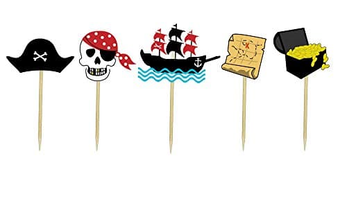 Pirates Theme Cupcake Toppers
