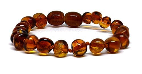 Genuine Baltic Amber Anklet/Bracelet, Beads Knotted Sizes 14-25 cm