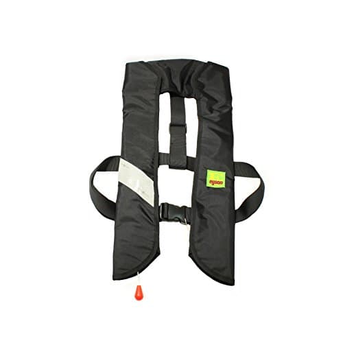 Lifesaving Pro Premium 33G Manual Inflatable PFD Survival Buoyancy Curve Paddle Sports Life Vest