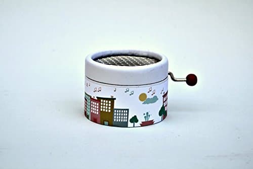 Little music box with different colours. Manual music mechanism. Exclusive design. La vie en rose (Pink, La vie en rose)