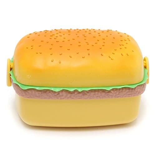 Hamburger Shaped Lunch Box Bento Food Outdoor Picnic Container Storage 700ml Shape,looks More Appetite And Special