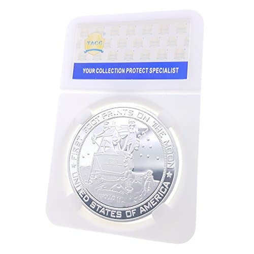 New TACC Commemorative Coin Silvery American Apollo Spaceship