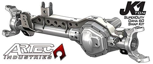 Artec Industries JK6043-GNKQ JK 1 Ton Superduty 05 Plus Front Dana 60 Swap Kit W/Adjustable Truss Upper Link Mount Single