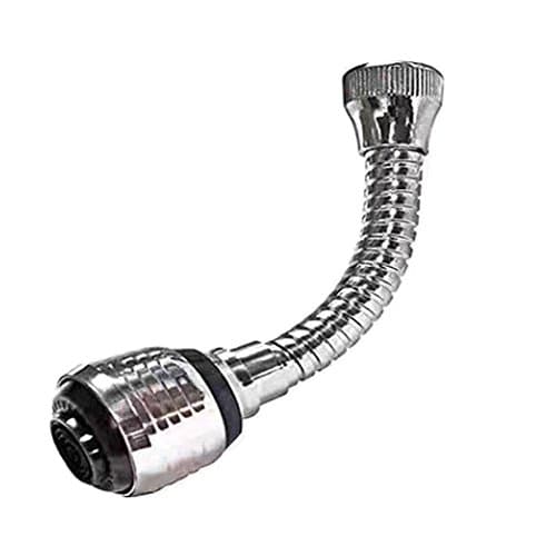 Tianfuheng Faucet Extension Tubes, Flexible 360 Degrees Stainless Steel Faucet Sprayer Extension Device