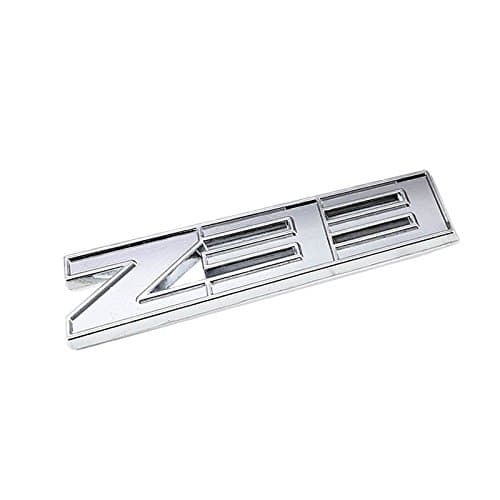 UrMarketOutlet Z33 Chrome Aluminum Alloy Auto Trunk Door Fender Bumper Badge Decal Emblem Adhesive Tape Sticker