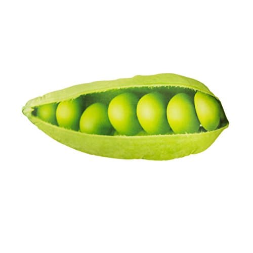 LOVOUS 20" Creative Plush Toy Simulation Vegetables Pillow Cushion Super Soft Doll Pillow, Baby Teaching Toys Kindergarden Decoration Bedroom Decorations Toy(Pea)