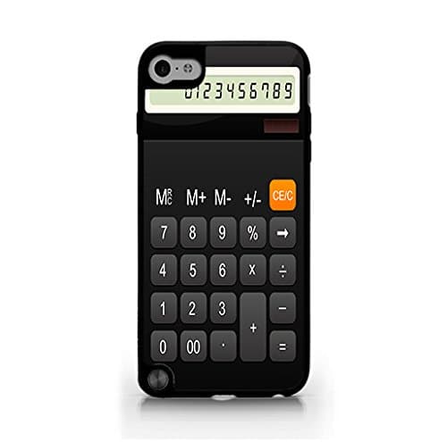 Calculator iPod touch 5 - Calculator Case Pattern - Classic Calculator - Cash Calculator - Hard Plastic, Protective Black Case, Dust and Scratch Proof for Ipod touch Gen5 ( iPod Touch 5)