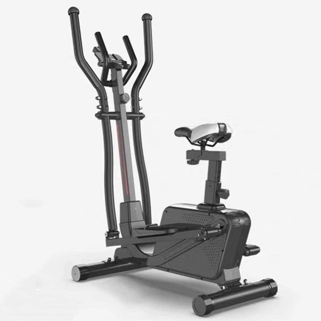 YHM Elliptical Trainers for Home Use, Cross Trainer With Ipad Holder, Three In One Treadmill, Spinning Bike, Stepper (Color : White, Size : 152 * 92 * 50 cm)