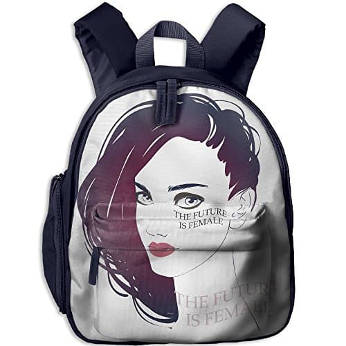The Future Is Female Feminism Womens Printed Kids Backpack School Backpack Children Backpacks Bags With Front Pockets