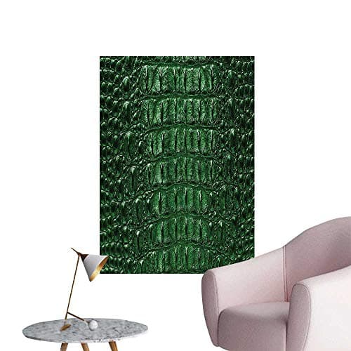 Wall Decoration Wall Stickers Crocodile Bone Skin Pattern Dangerous Animals Luxury Lifestyle Illustration Gre Print Artwork,20"W x 36"L