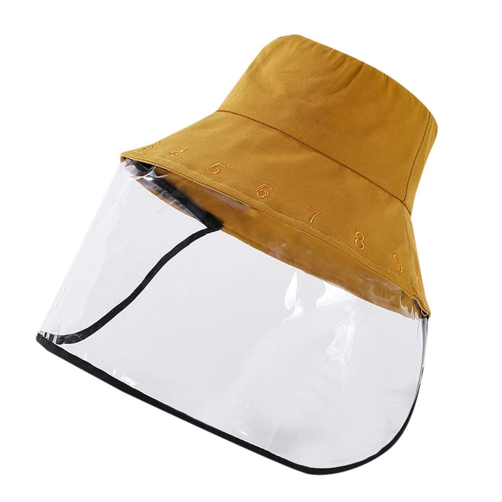 MORCHAN Multifunction Protective Hats, Anti-Spitting Face Mask Cover, Removable Baseball Cap&Mask, Viruses Isolation Cap, Adjustable Size Waterproof&Dust-proof Outdoor Sun Shade Fisherman Cap