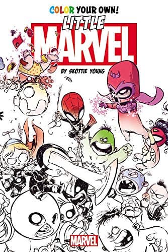 Color Your Own Young Marvel by Skottie Young