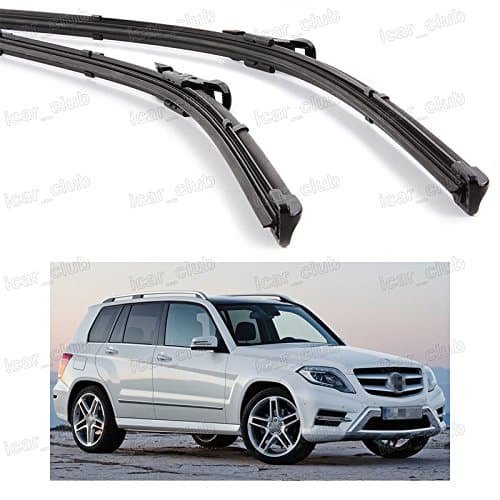 2Pcs Car Front Windshield Wiper Blade Bracketless for Benz GLK-Class 2013-2015