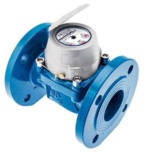 2 1/2" BSP European Thread Resistant Cast Iron Industrial Water Meter Flow Counter for Cold Water
