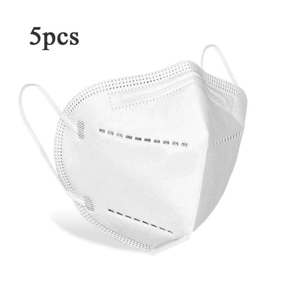 SUHAPPY 1/5/10PCS N95 Filter Mask 3-Ply Disposable Face Mask for Kids Man and Woman White