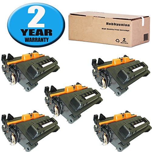 Compatible CC364A (64A) Toner Cartridge 5 Pack Black by Hobbyunion for LaserJet P4014 P4014N P4014DN P4015 P4015N P4015DN P4015TN P4015X P4515N P4515TN P4515X