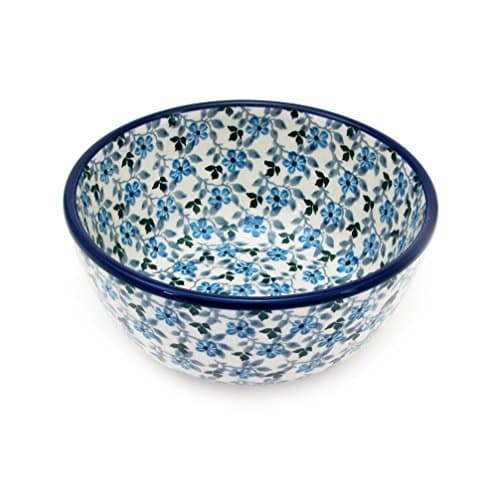 Polish Pottery Handmade 4.5'' Ice Cream Dessert Bowl Traditional Stoneware Pattern 017-2004