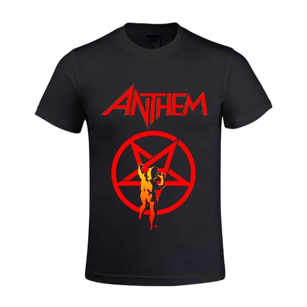 Fightor Anthrax Anthrax T Shirts For Mens Funny Round Neck