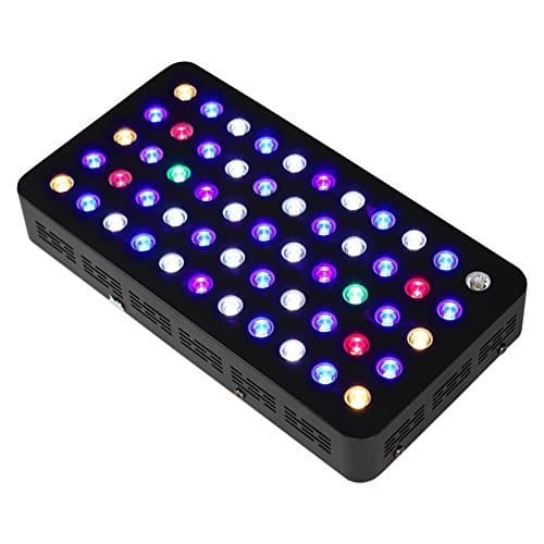 MAGIOVEÃ'® Led Aquarium Lighting 165W Dimmable Full Spectrum for Coral, Fish Tank & Reef Aquarium (Black) by MAGIOVE